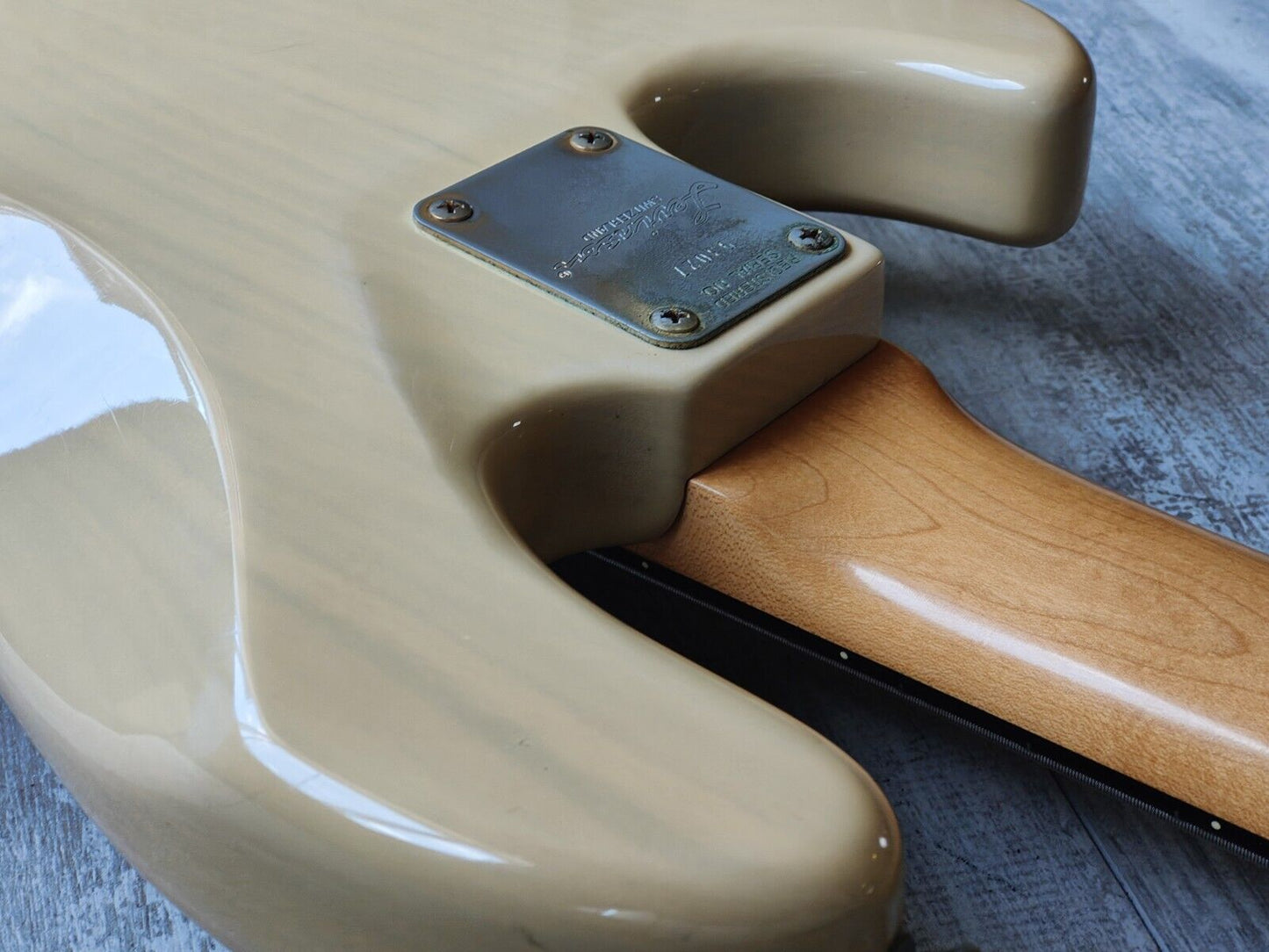 1990's Levinson Blade Japan B4 Jazz Bass w/EMG's (Blonde)