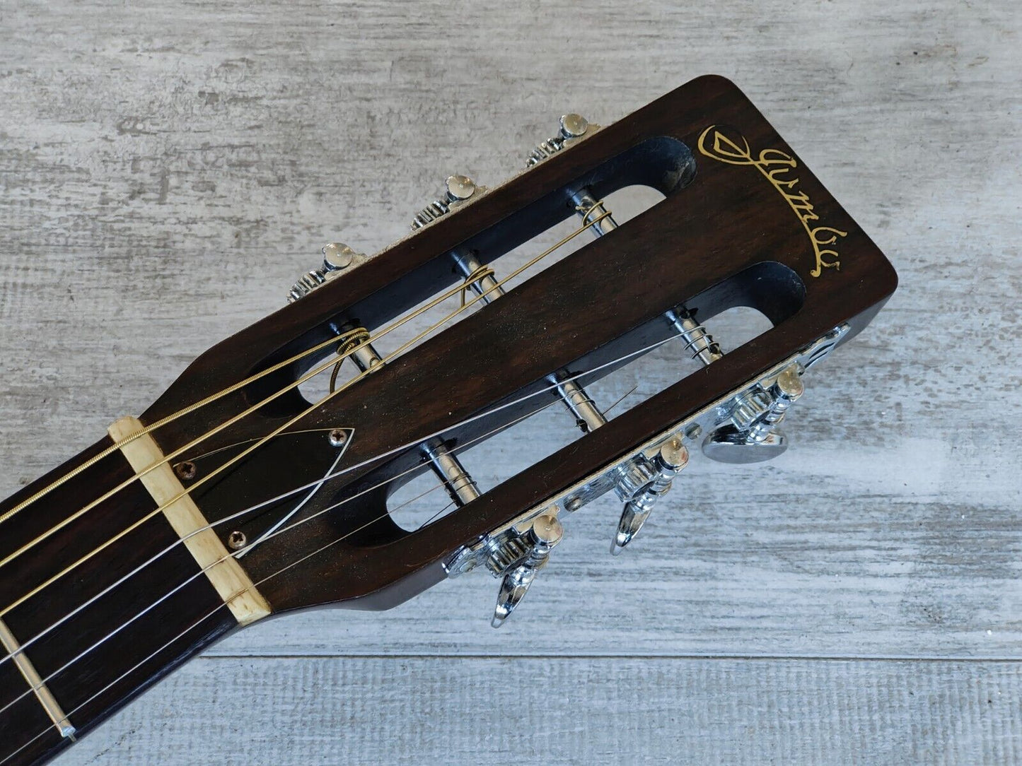 1970's Jumbo Japanese Vintage Parlor Style Acoustic Guitar (Natural)