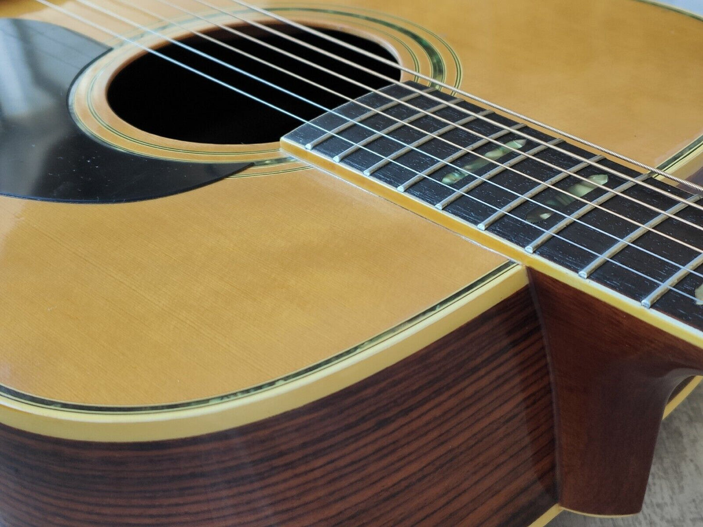 1980's Suzuki W-250 Japanese Vintage Acoustic Guitar (Natural)