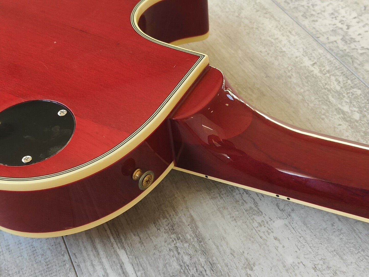 1987 Greco Japan EGC Custom Order Les Paul Custom (Flame Red)