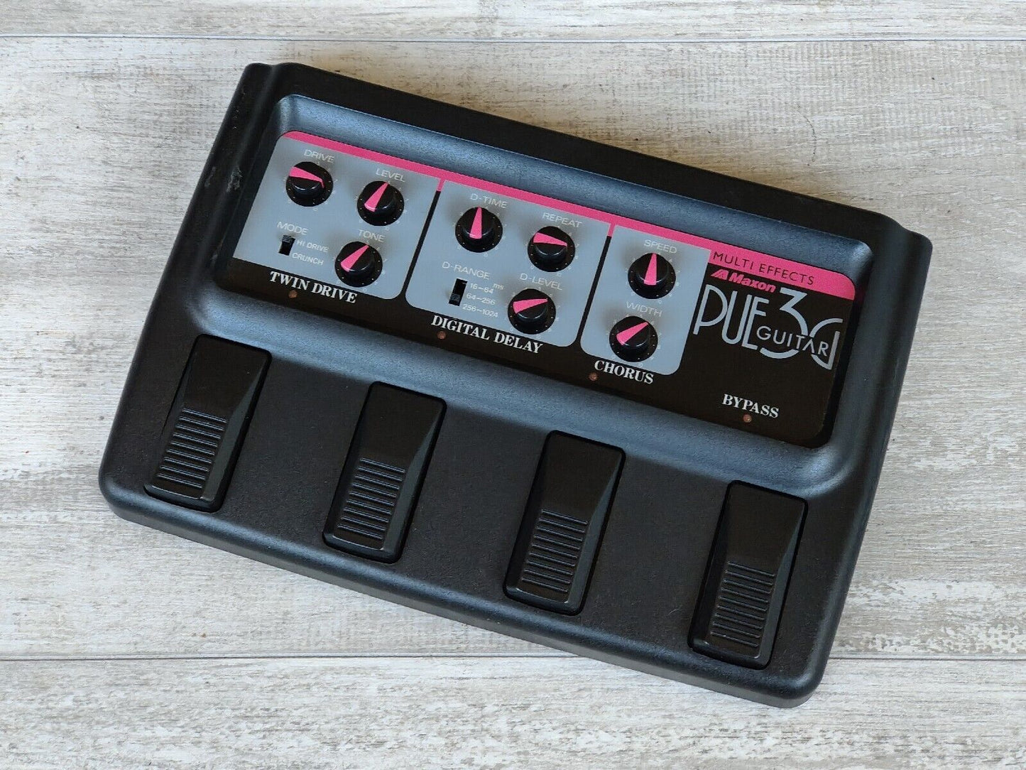 1980's Maxon PUE3G Vintage Multi Effects Pedal