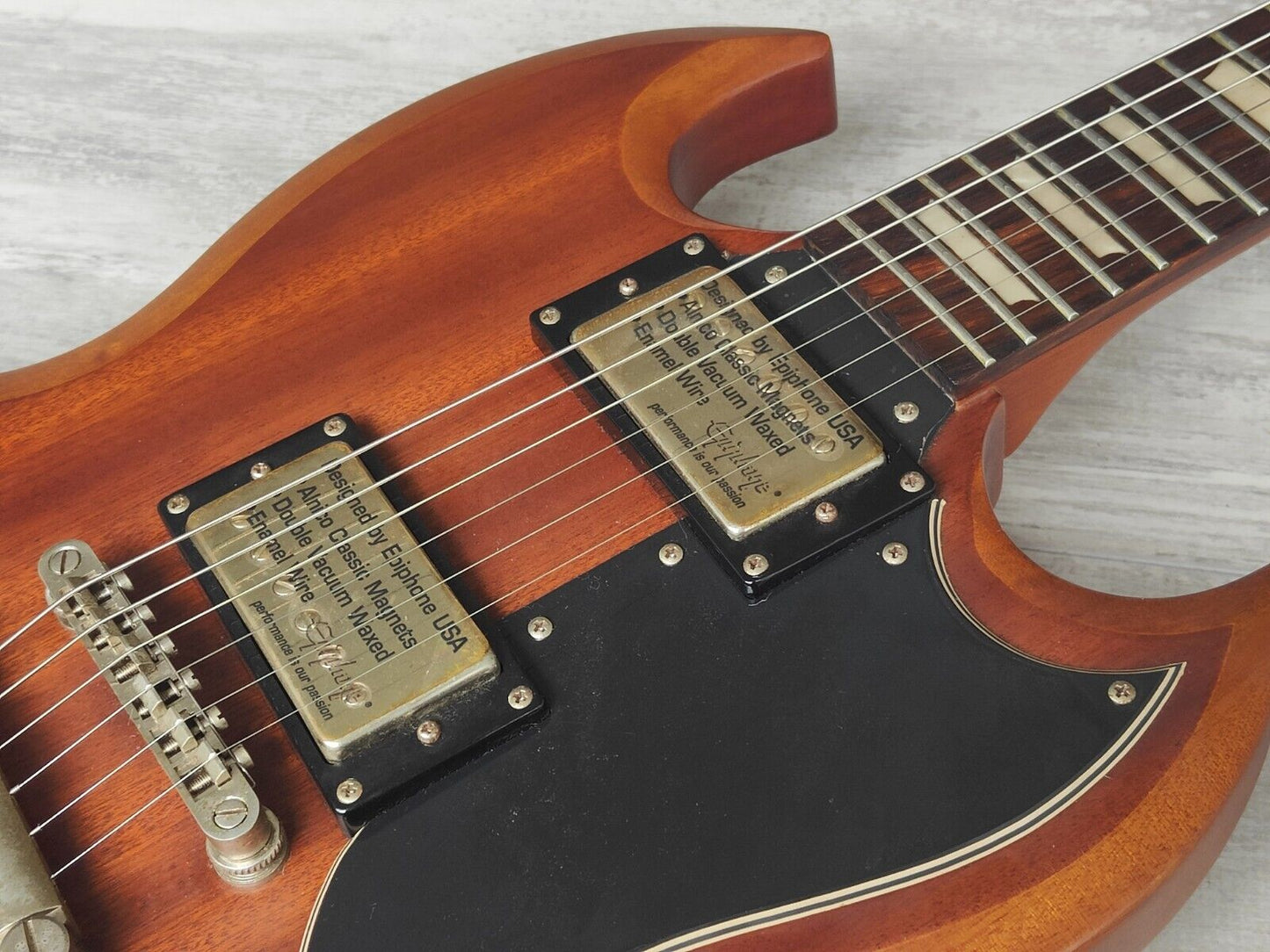 2014 Epiphone SG Double Cutaway (Worn Brown)