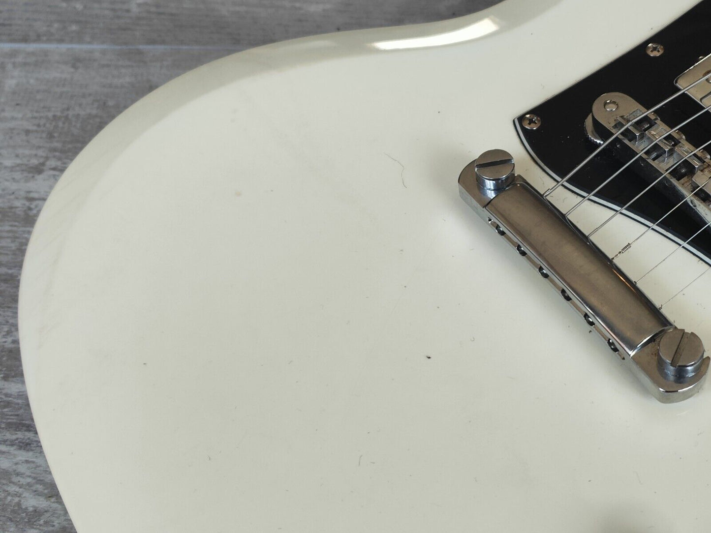 Blitz by Aria Pro II SG Double Cutaway (White)