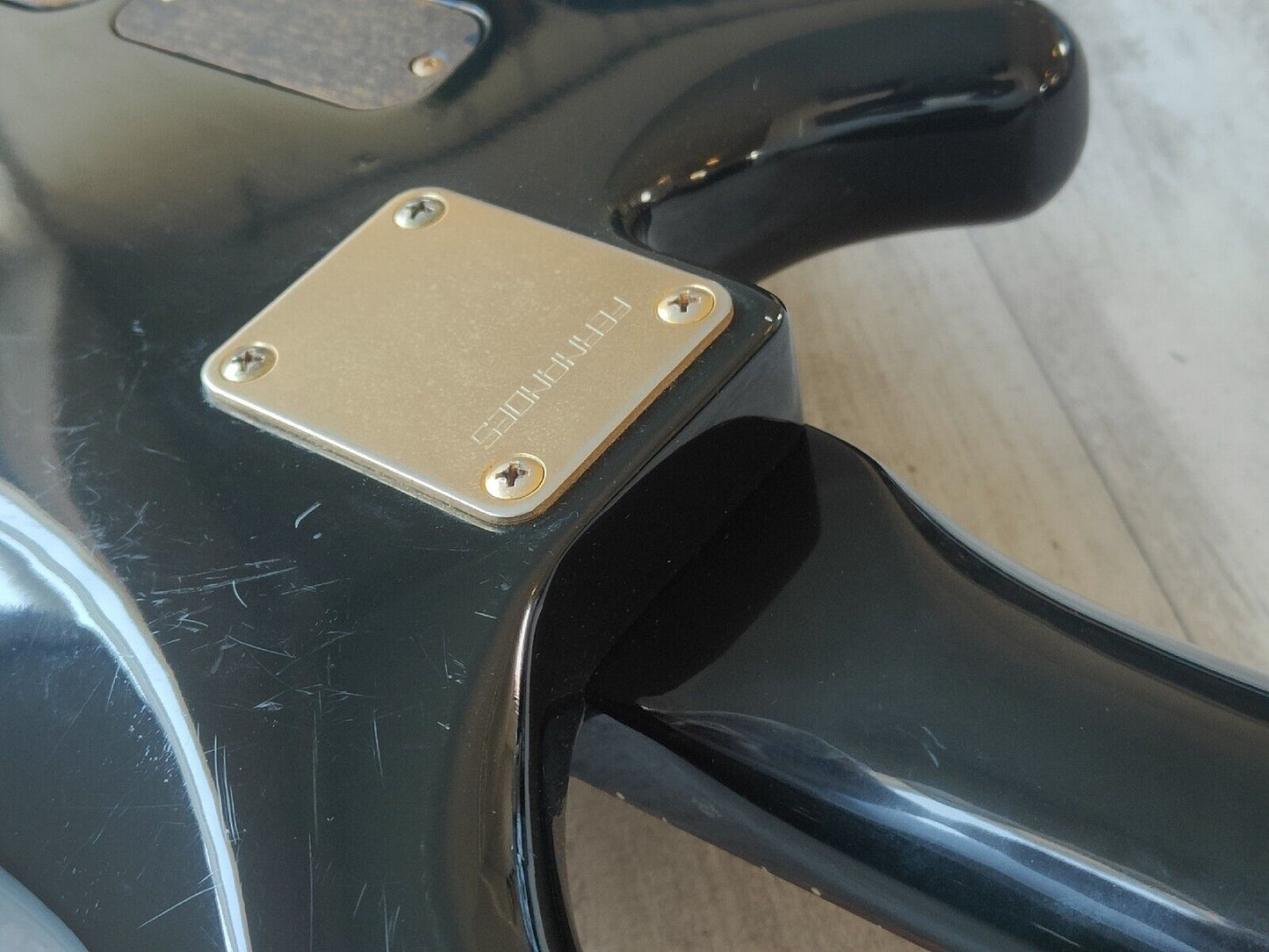 1990's Fernandes Japan FRB-65 Revolver Active Bass (Black)