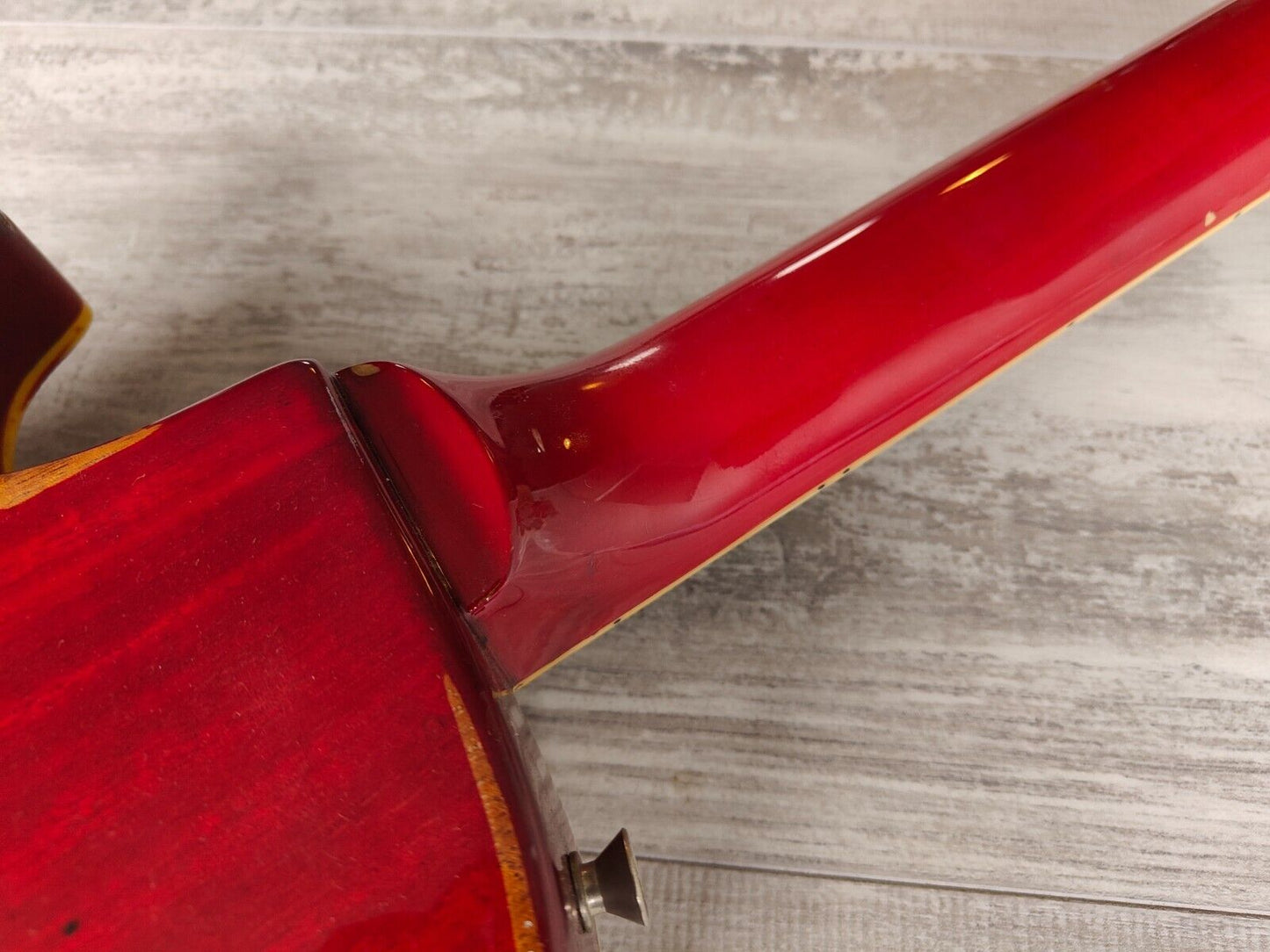 1976 Greco Japan EG-700 Les Paul Standard (Refinished Transparent Red)