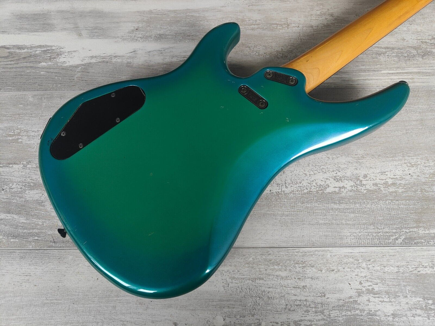 1991 Yamaha RBX Super Medium Series Bass (Green/Blue Burst)