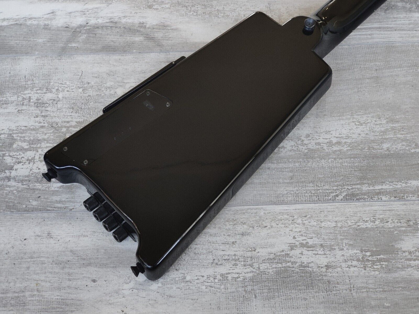 1980's Hohner B2 Headless Paddle Bass Guitar w/Steinberger System (Black)