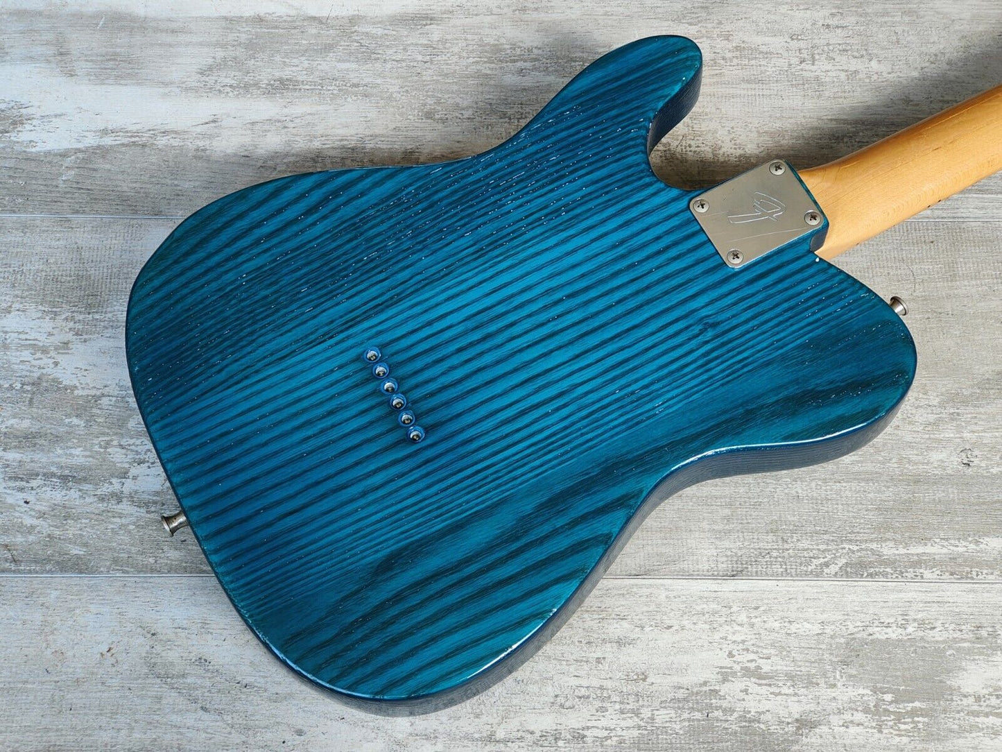 1989 Fender Japan TL67-70SPL Keith Richards Model Telecaster (Refinished Blue)