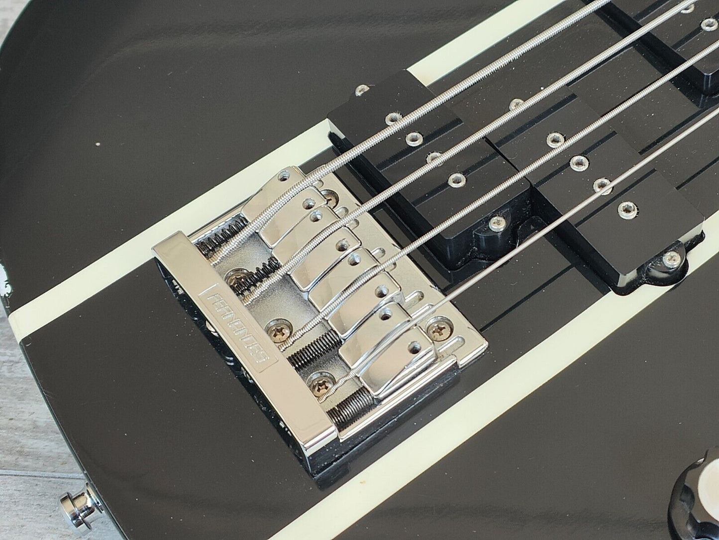 1996 Burny (Fernandes) EB-95X "X Japan" Signature Eagle Bass (Black)