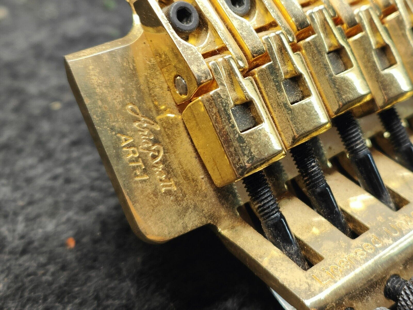 1990's NOS Aria Pro II/Gotoh ART-1 Japan Floyd Rose Tremolo (Gold)
