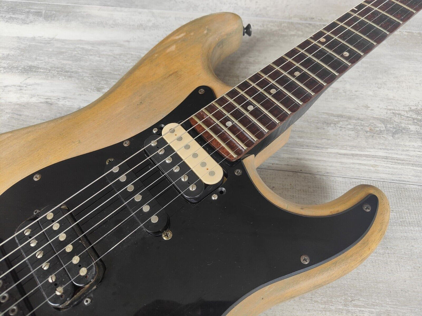 1984 Fender Japan Boxer "A Series" ST556 Stratocaster (Finish Removed/Scalloped)