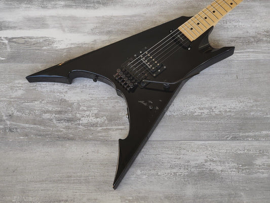1980's ZEP-II FAZ-110 "Flying A" V Style Takamizawa Artist Model Guitar (Black)