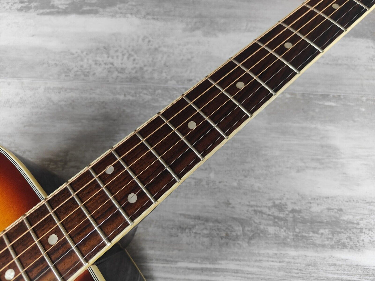 Hummingbird Custom (by Tokai Japan) Acoustic Guitar (Brown Sunburst)