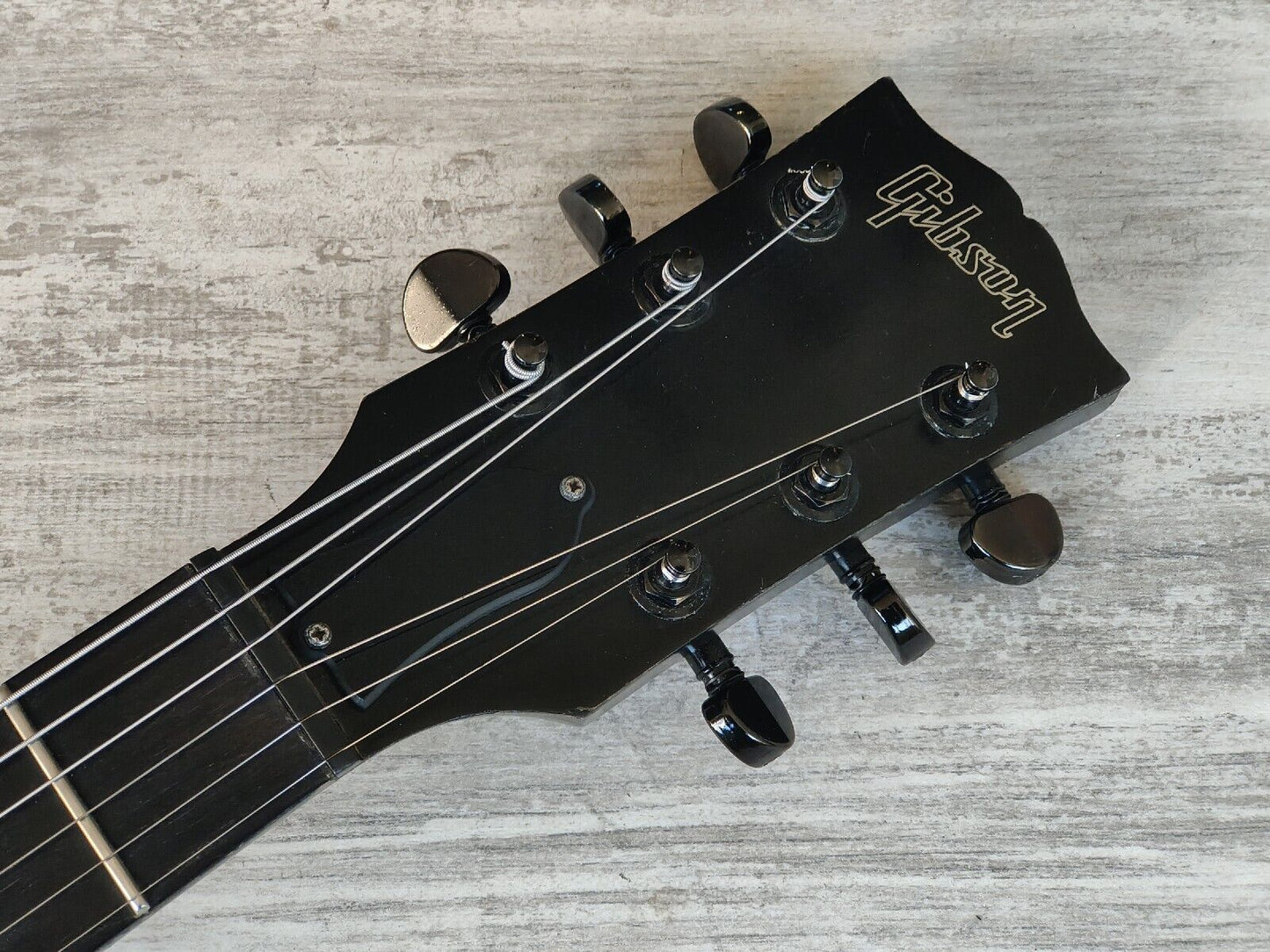 2002 Gibson USA Gothic SG Double Cutaway (Satin Black)