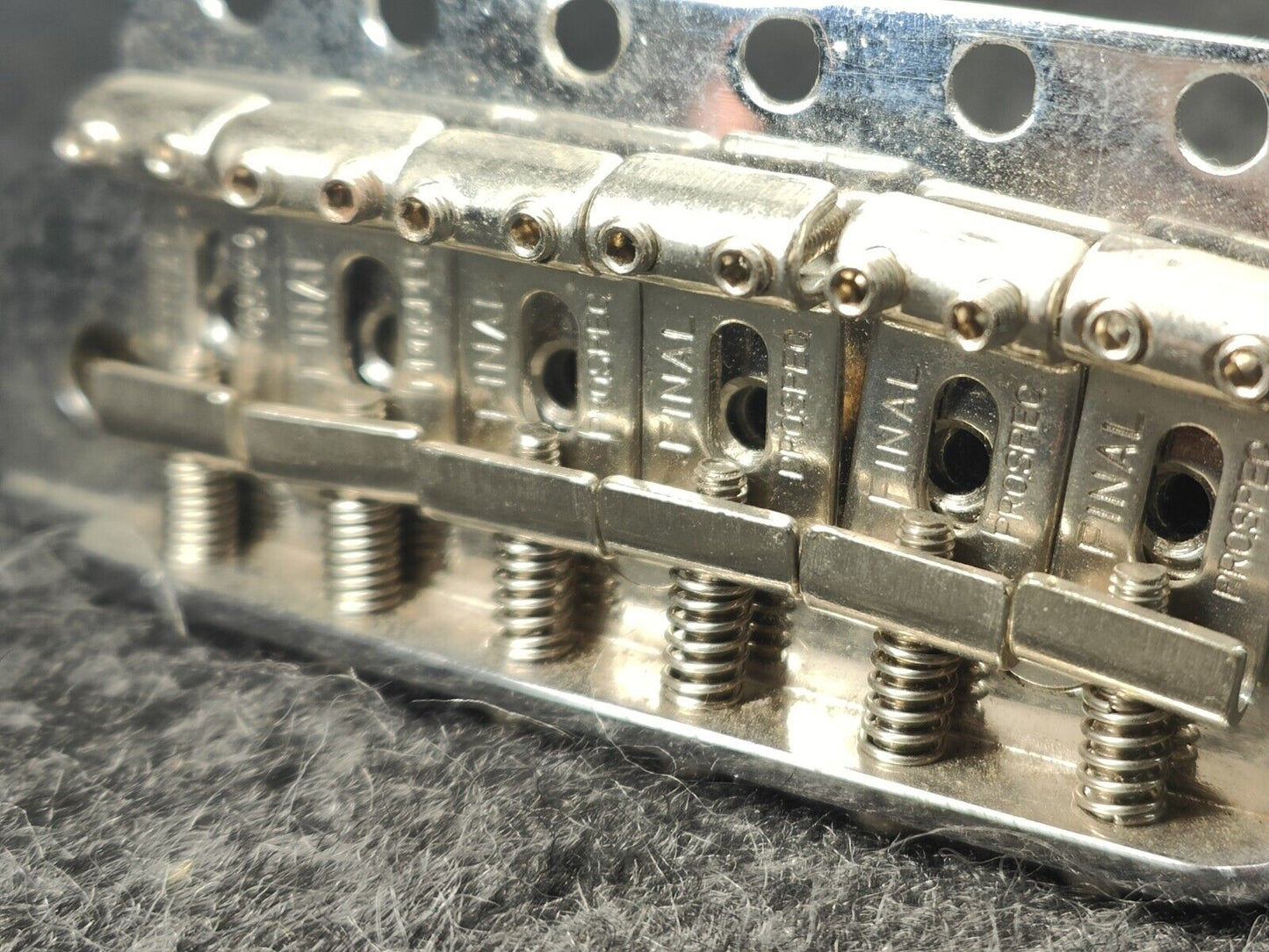 1982 Tokai "Final Prospec" NOS Stratocaster Tremolo Bridge (Chrome)