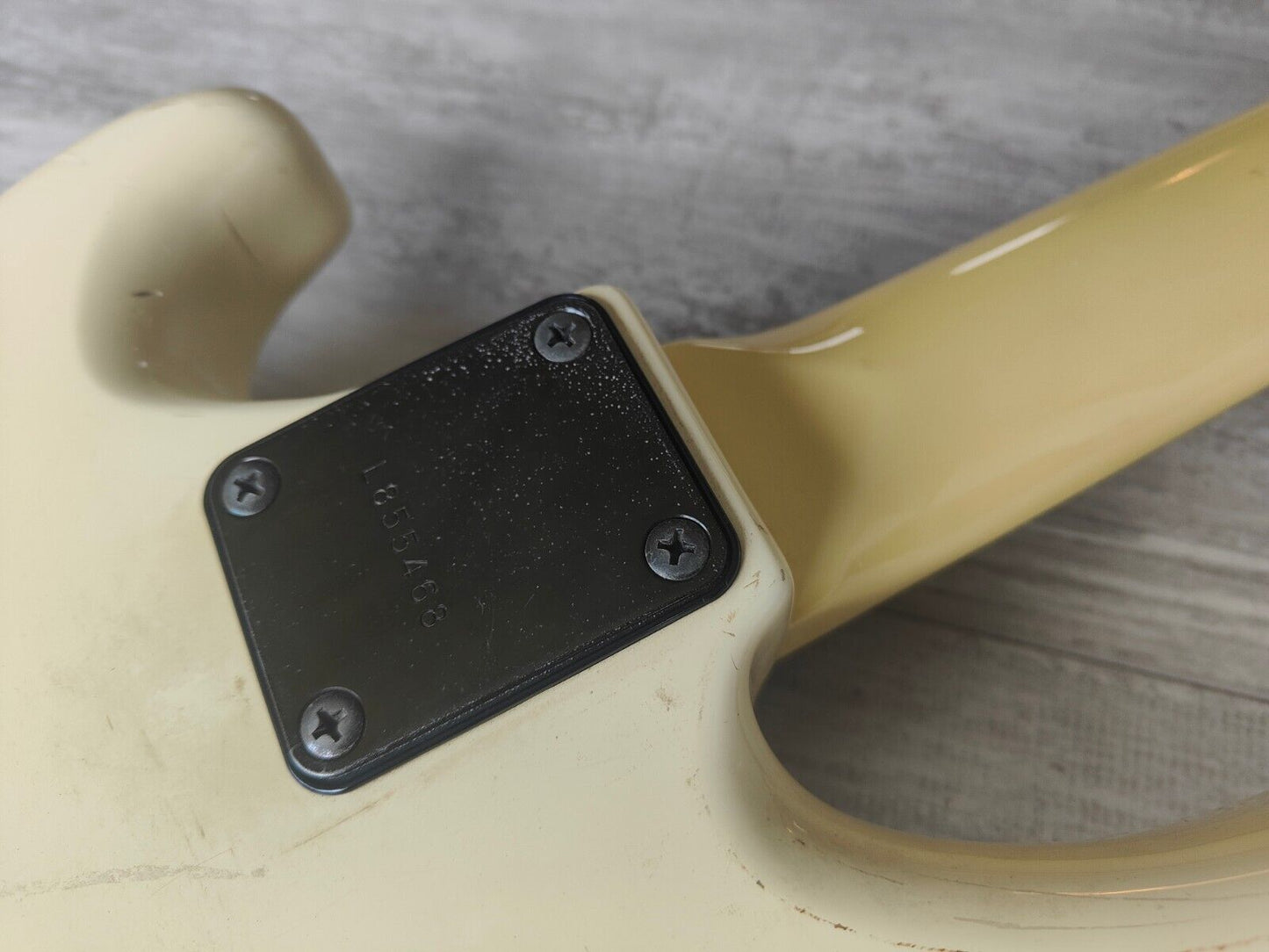 1985 Greco Japan JJB-1 Electric Bass Guitar (White)