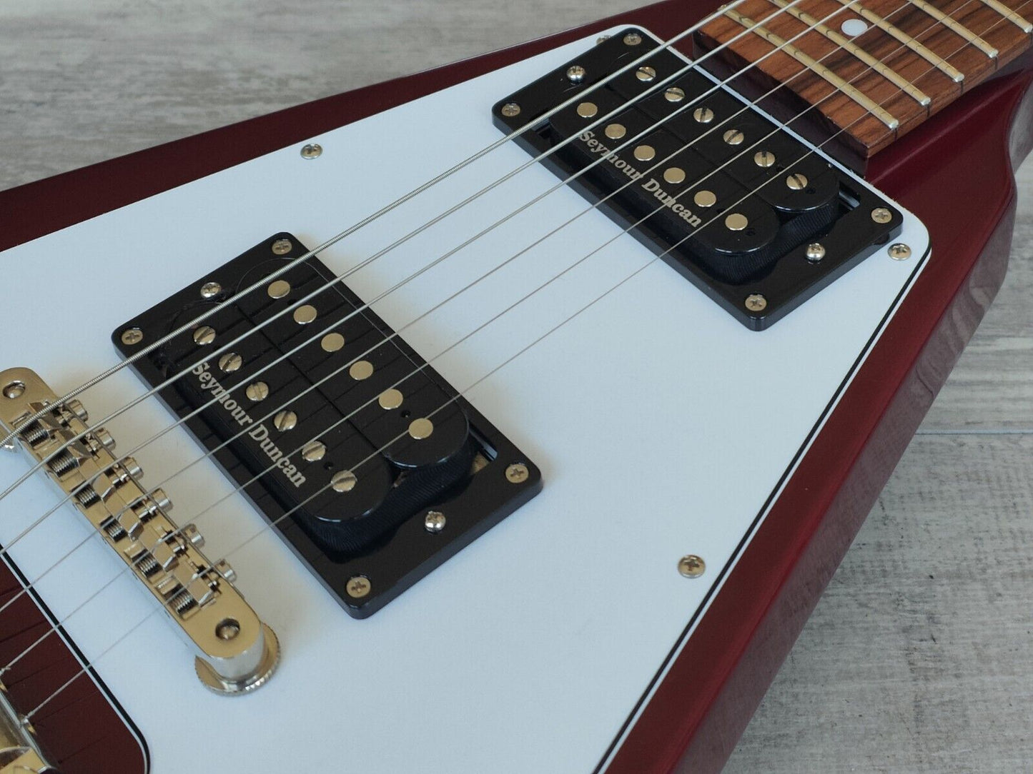 2021 Edwards Japan (by ESP) E-FV-120D Les Paul w/Seymour Duncans (Cherry Red)