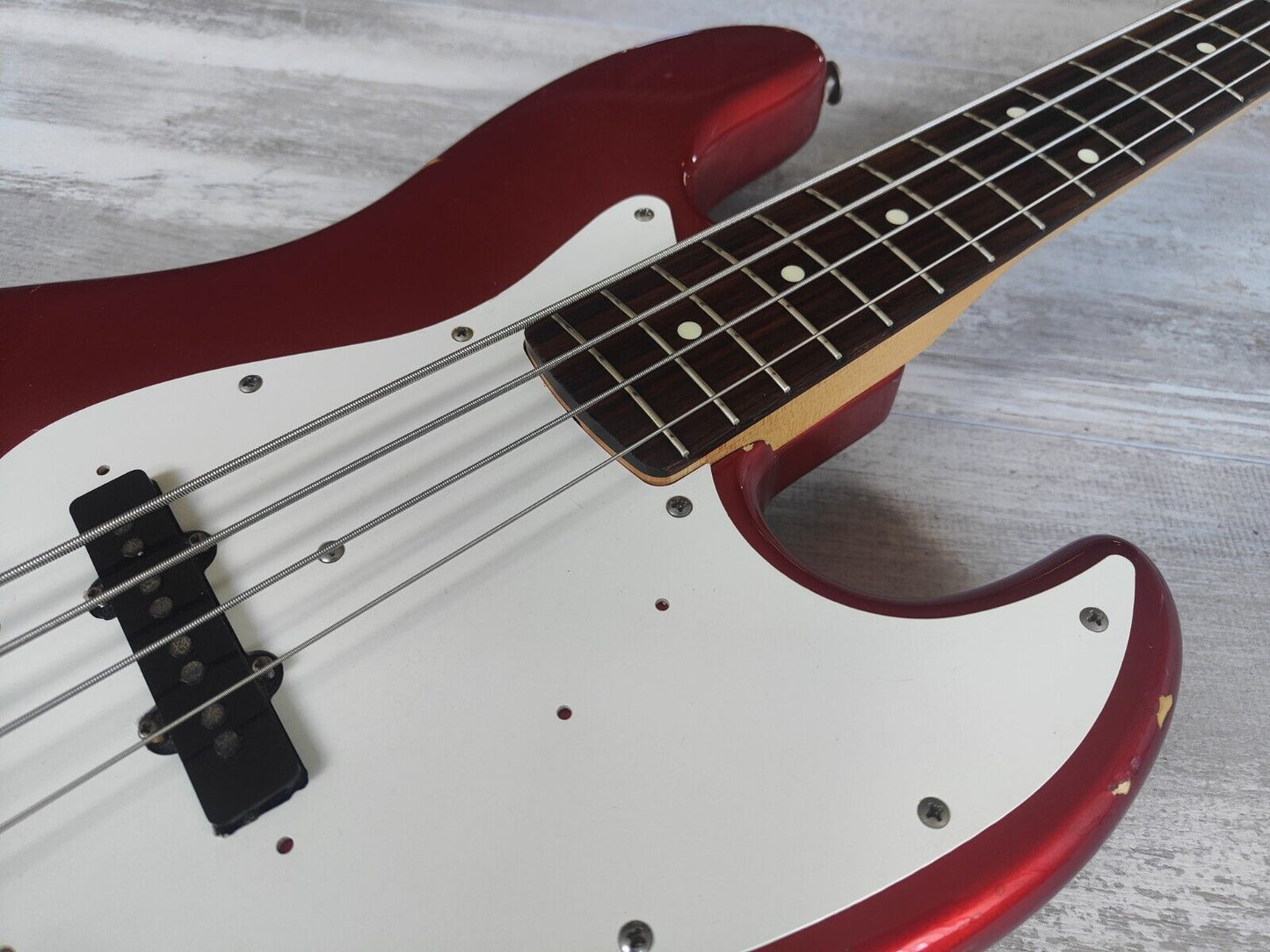 1994 Fender Japan Jazz Bass Standard (Red)