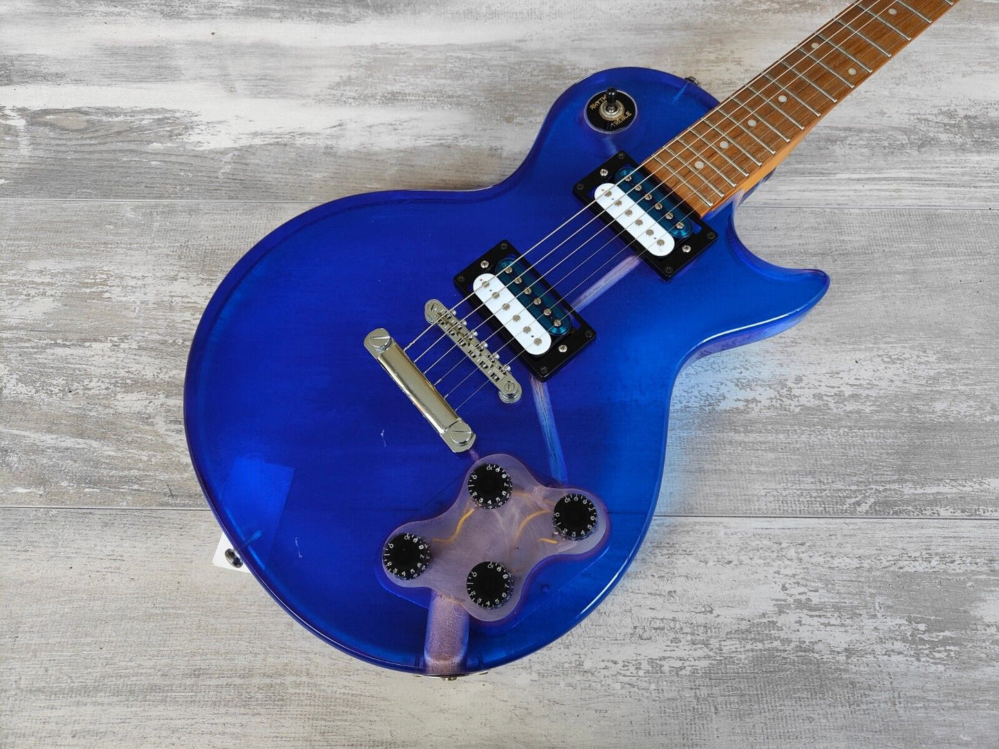 1990's Barclay Single Cutaway (Purple Lucite/Acrylic)