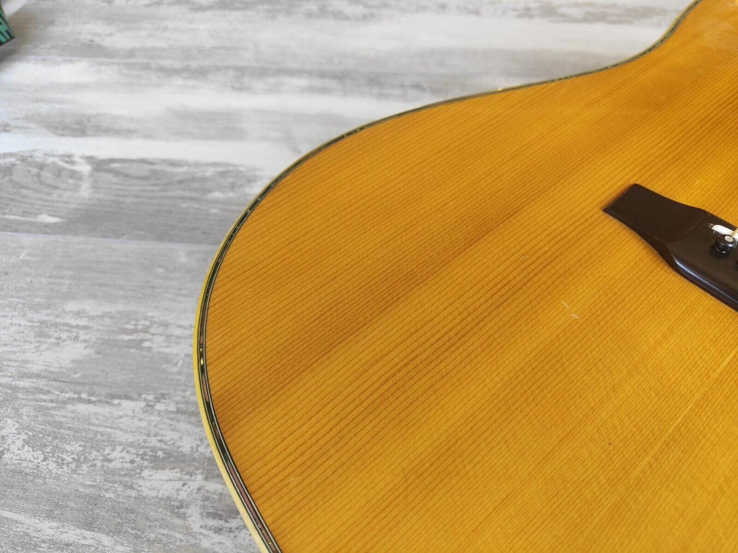 1980's Morris W-30 Japanese Vintage Acoustic Dreadnought Guitar (Natural)