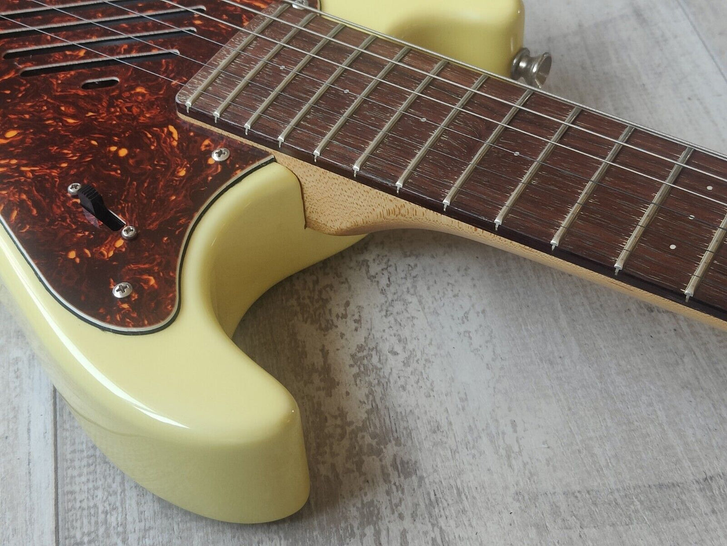 Marine Rider Mini Mosrite Travel Guitar (Made in Japan)