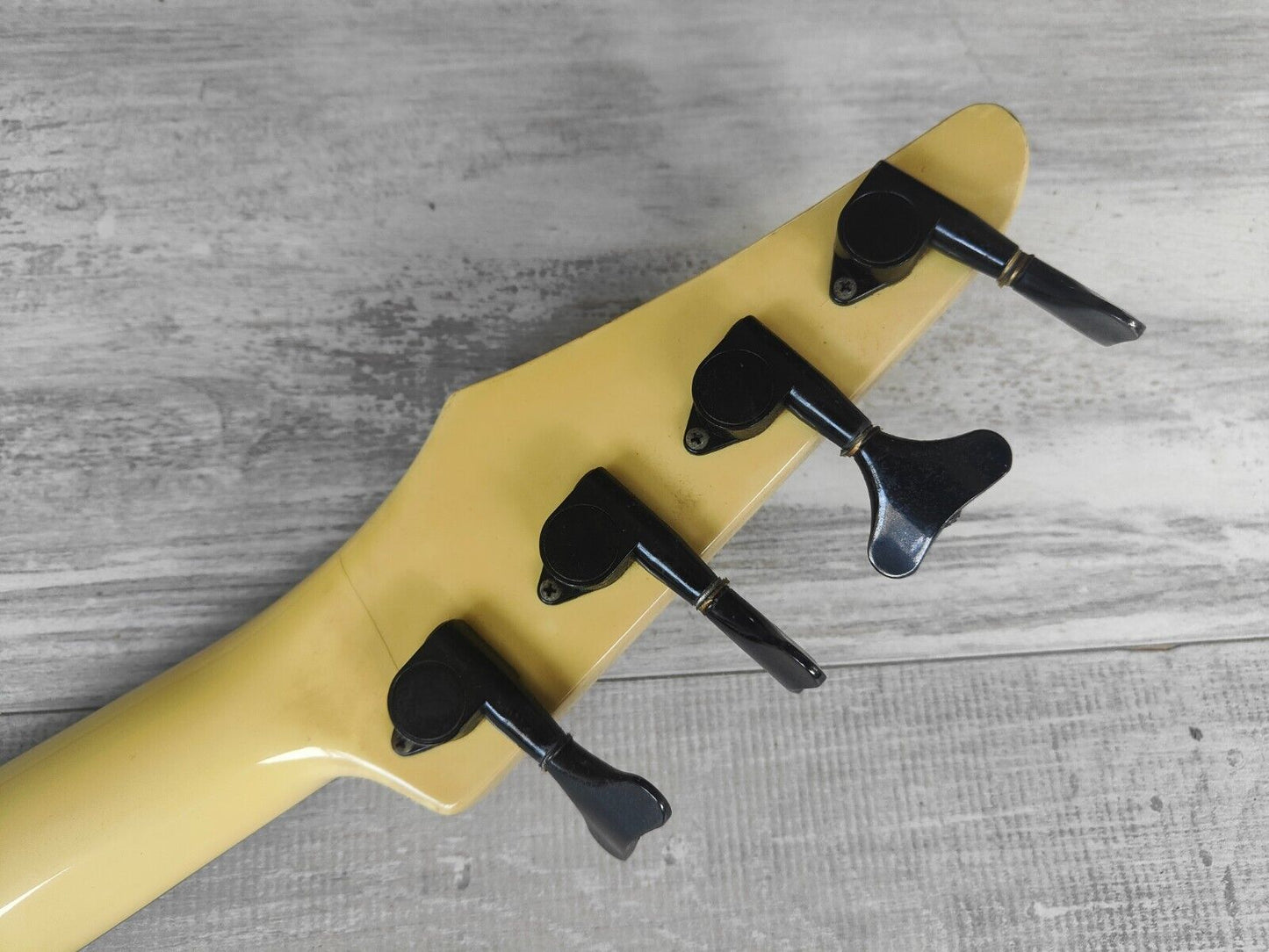 1985 Greco Japan JJB-1 Electric Bass Guitar (White)