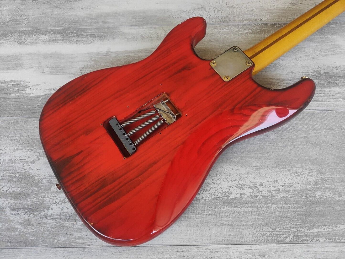 1993 Fender Japan ST57G-65 Custom Edition 57 Reissue Stratocaster (Charcoal Red)