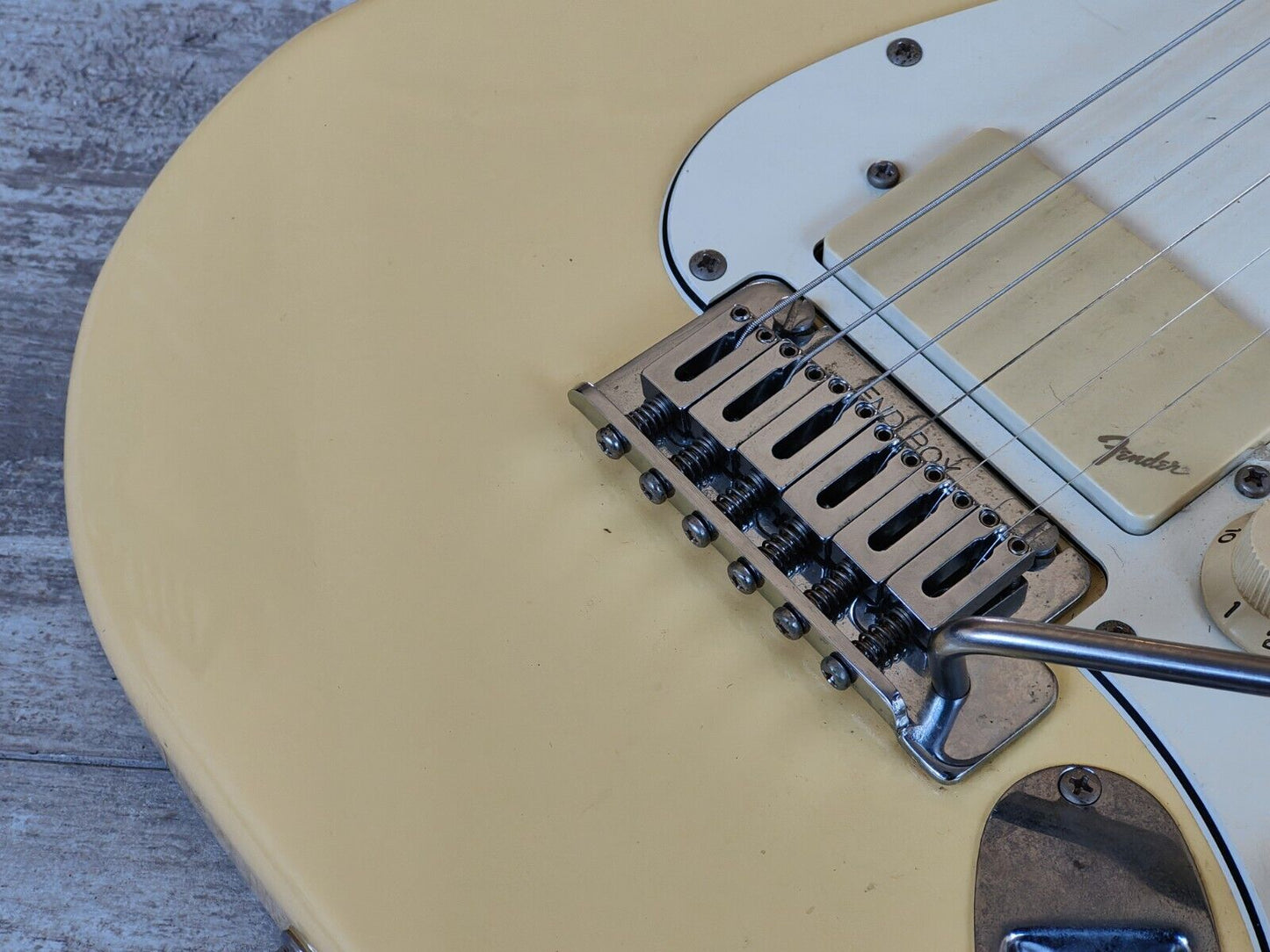 1993 Fender Japan ST-CHAMP Travel 70's Style Stratocaster (Aged White)