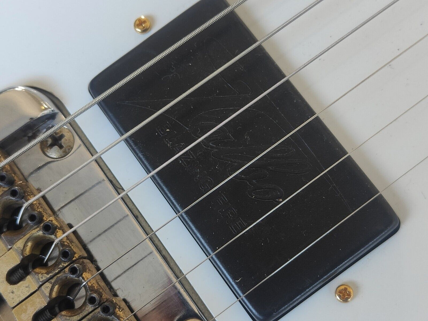 1983 Tokai Japan Talbo A-100D Blazing Fire Cast Aluminium Electric Guitar (Gold)