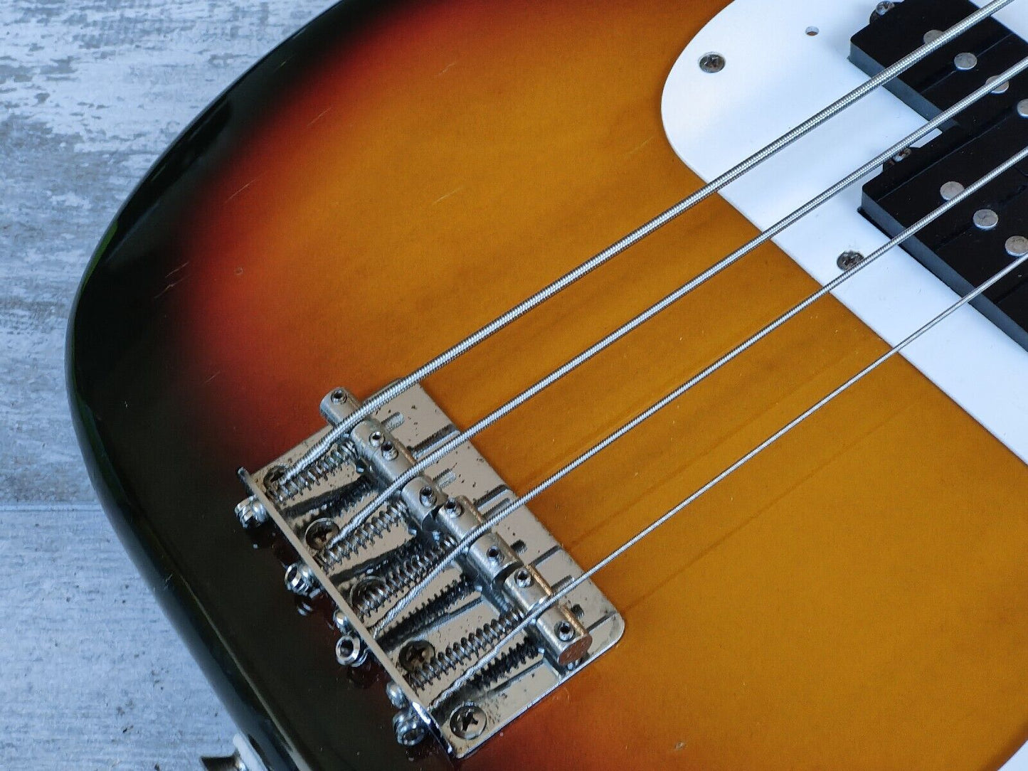 1993 Squier (by Fender Japan) Silver Series Precision Bass (Sunburst)