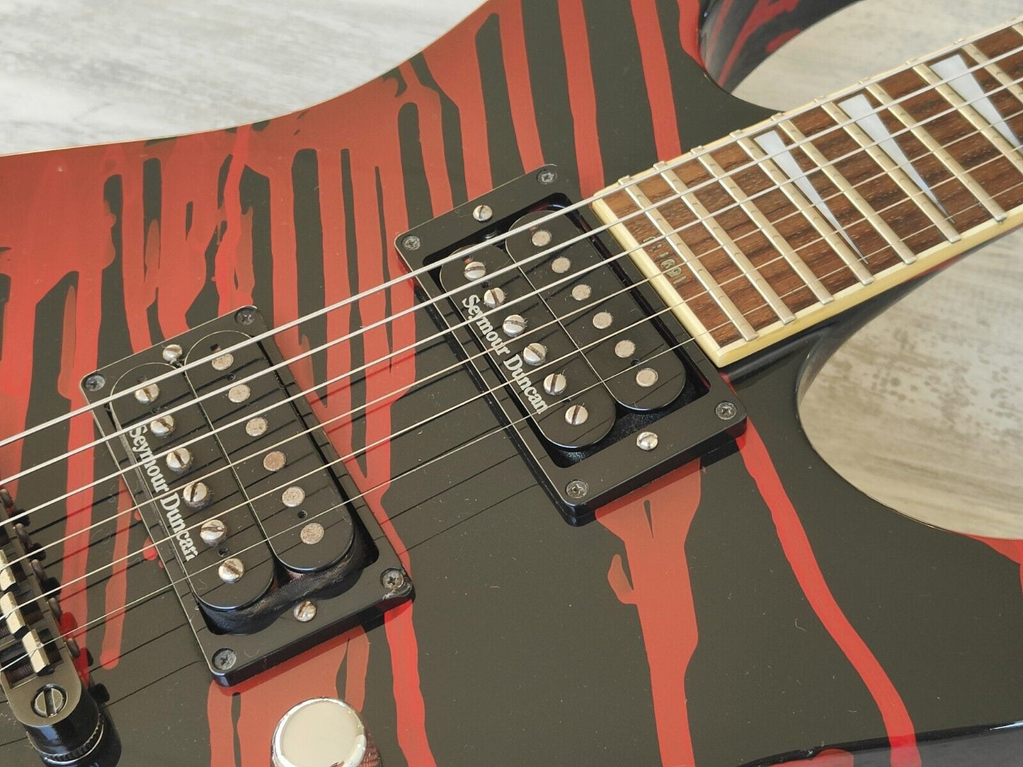 2000's Jackson Stars Neckthrough Soloist w/Seymour Duncan's (Blood Drip)