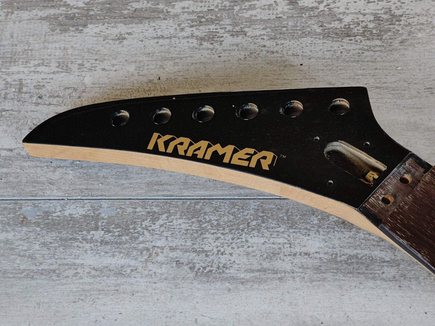 1990's Kramer Japan (by Tokai) LH Left Handed NOS Superstrat Body/Neck (Aqua)