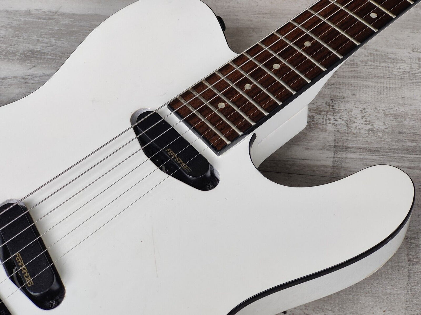 2014 Fernandes Limited Edition TEJ Telecaster (White)