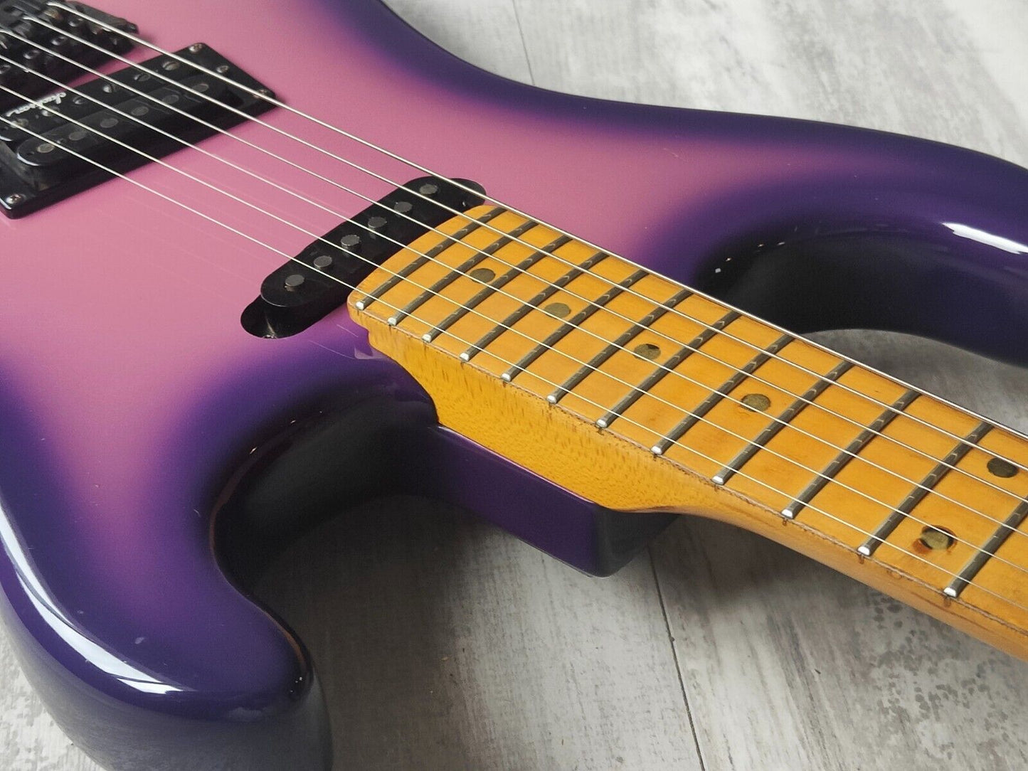 1980's Kramer Japan JK 1000 w/Jackson Pickups & Floyd Rose (Purple Burst)