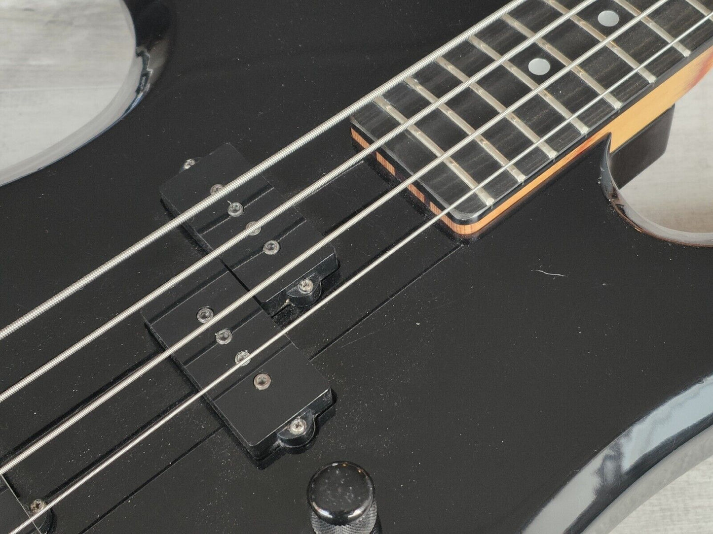 1980's BC Rich Japan NJ Series MB-857 Mockingbird Bass (Black)