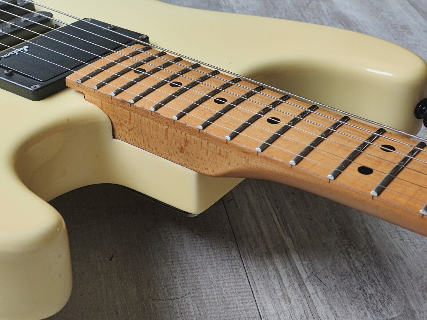 1989 Charvel Japan Model HSH Superstrat (Aged White)