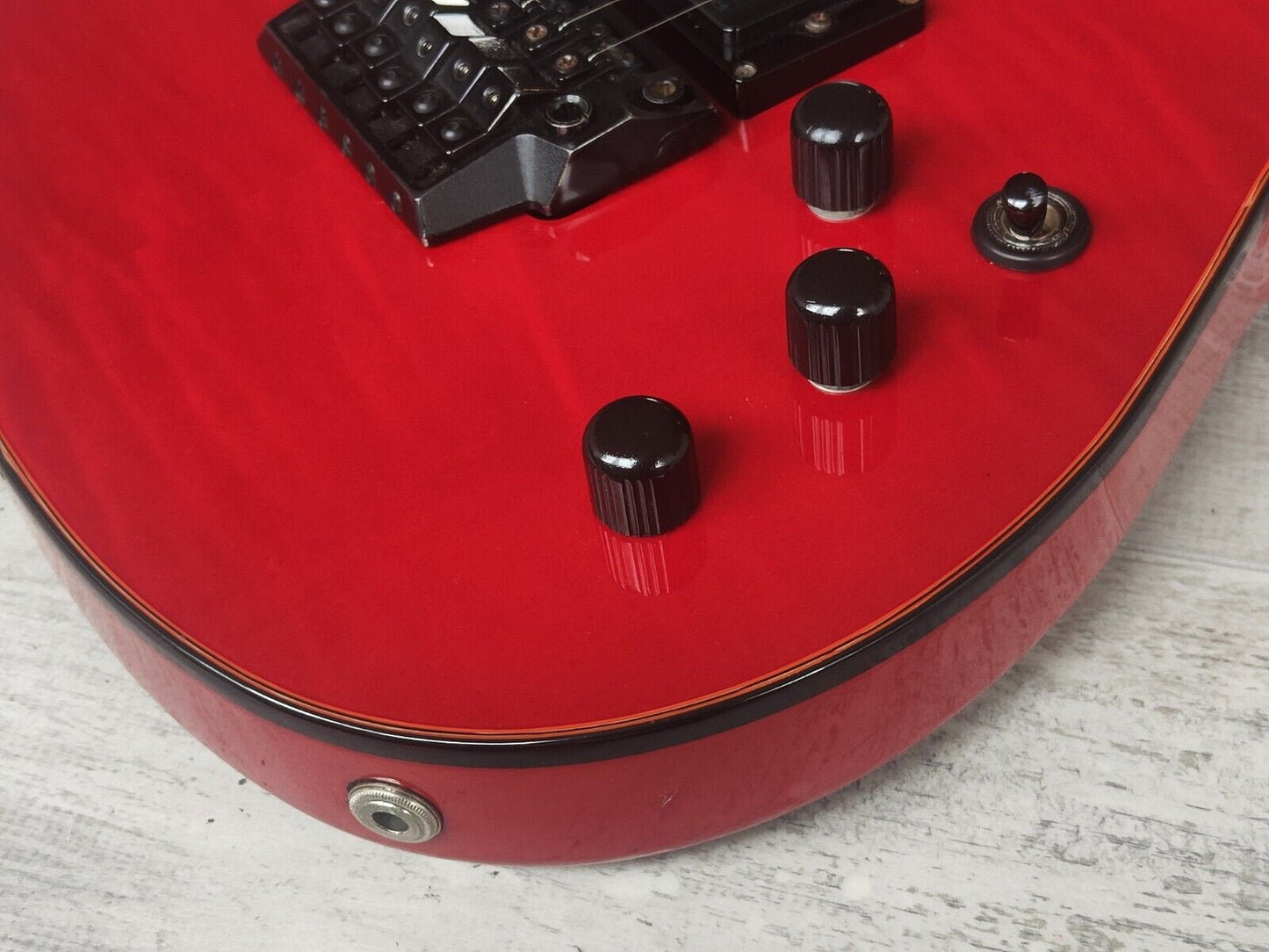 1985 Ibanez Japan RS530TR Roadstar II Vintage Electric Guitar (Transparent Red)