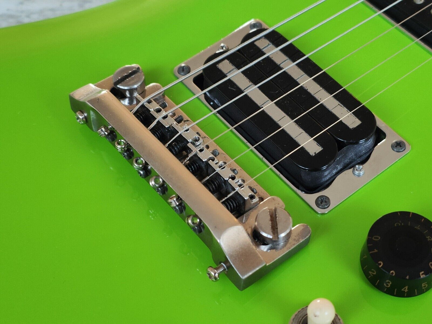 1985 BC Rich Japan NJ Series RMG-0 Mockingbird (Refinished Kermit Green)