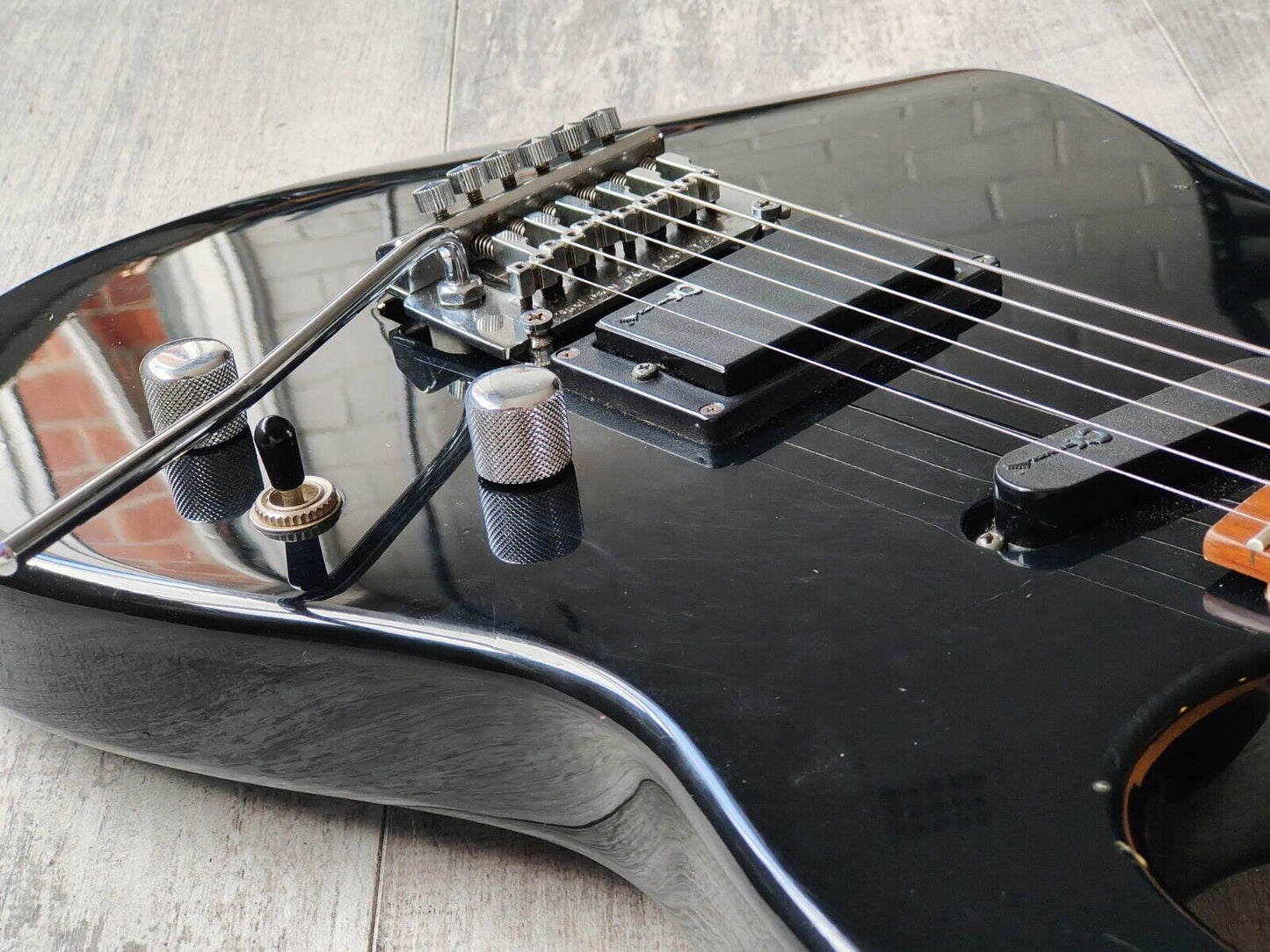 1989 Charvette (by Charvel Jackson) Model 150 Superstrat (Black)