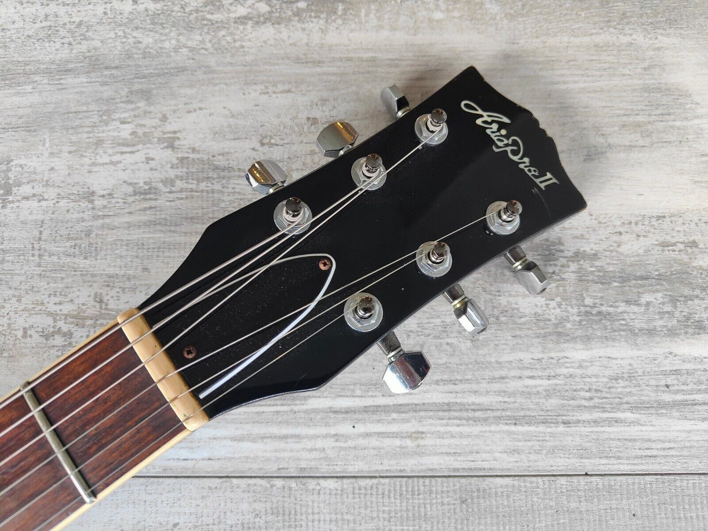 1980 Aria Pro II Japan LS-600 Les Paul Standard (Black)