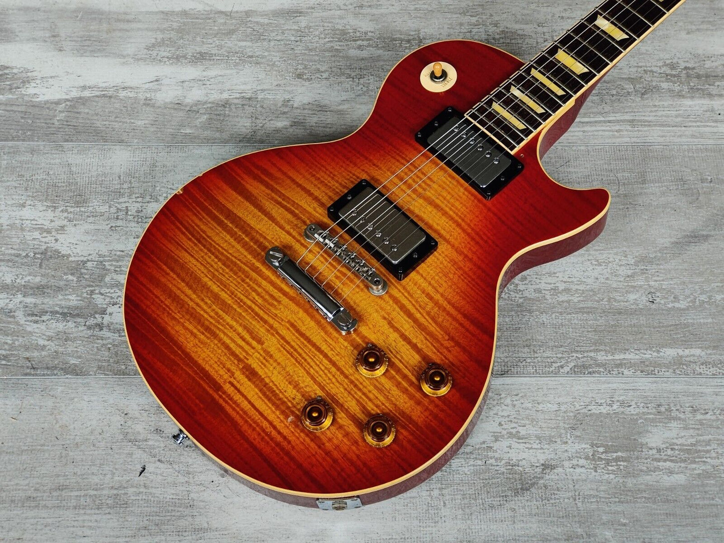 1997 Orville Japan (by Gibson) LPS-80F Les Paul Standard (Cherry Sunburst)