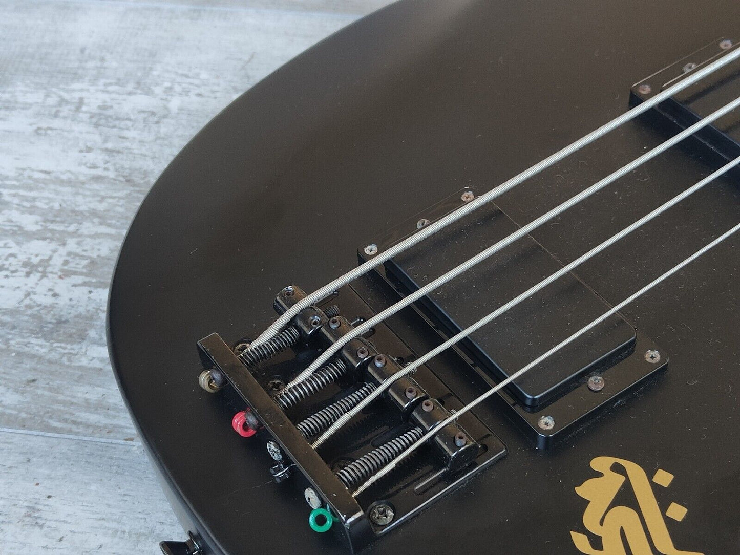 Edwards Japan (by ESP) EJ-78TV Double Cutaway Bass Guitar Luna Sea (Matte Black)