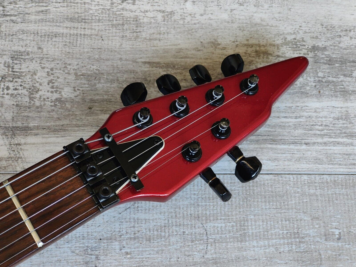 1990 Rockoon (by Kawai Japan) TG-60 Electric Guitar w/Onboard Overdrive (Red)