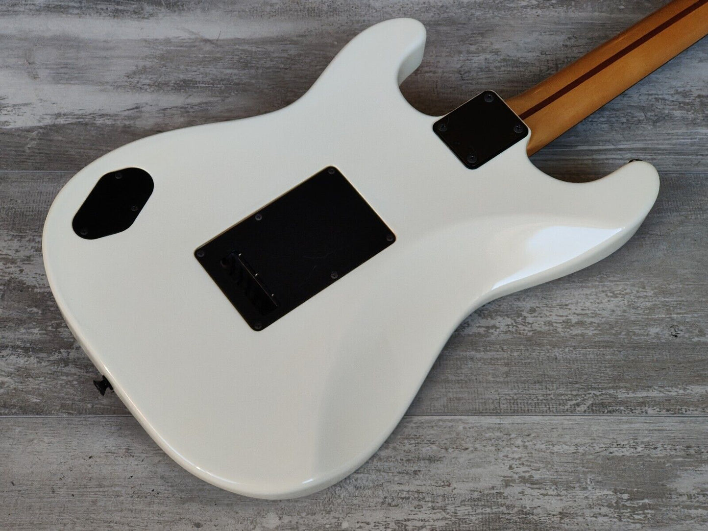 1987 Fender Japan E Series SF-455 Contemporary Stratocaster w/Kahler (White)